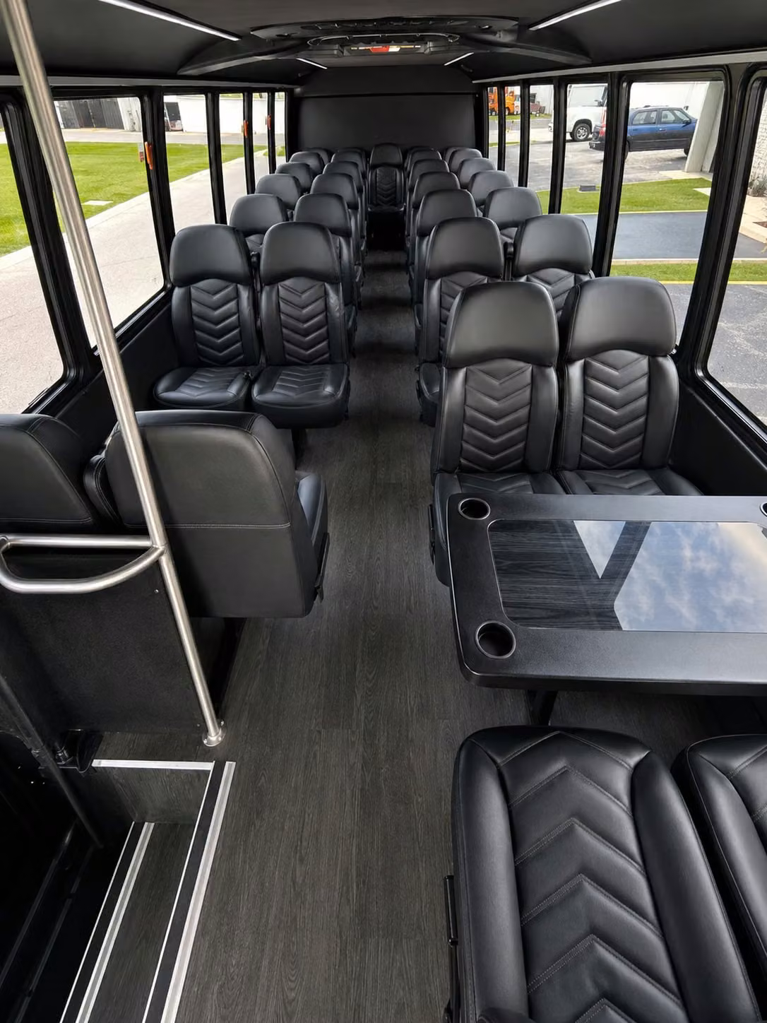 18 passenger minibus inside
