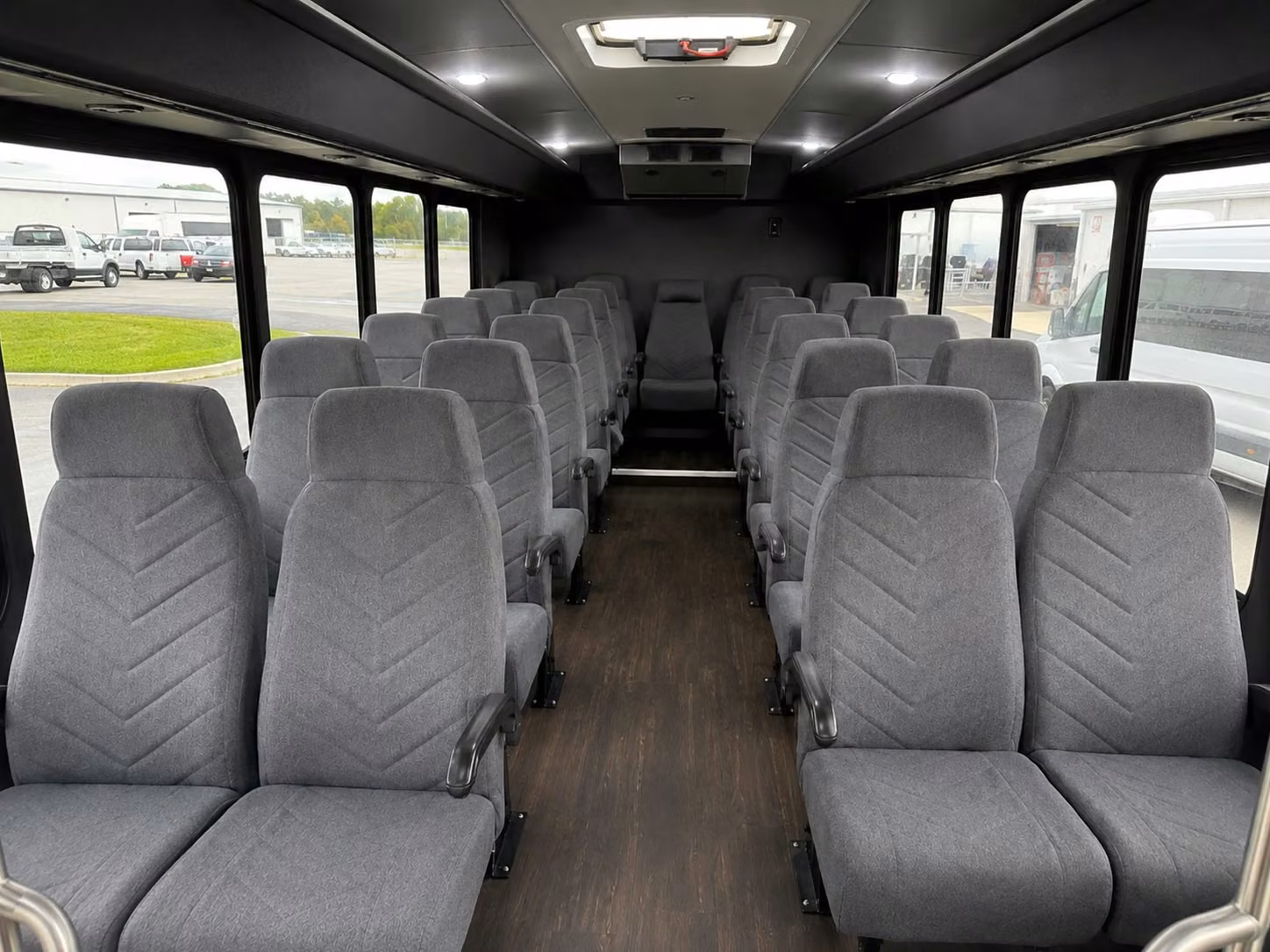 20 passenger minibus interior