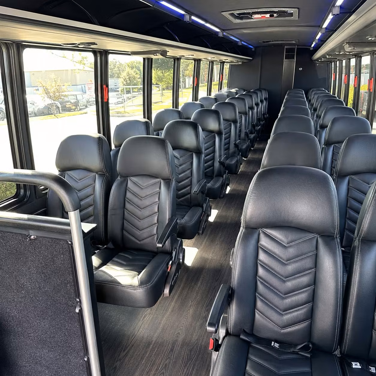 25 passenger minibus interior