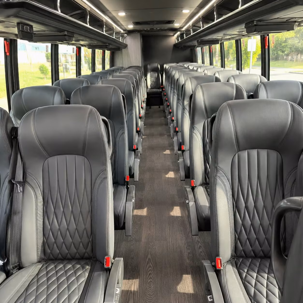 35 passenger minibus interior