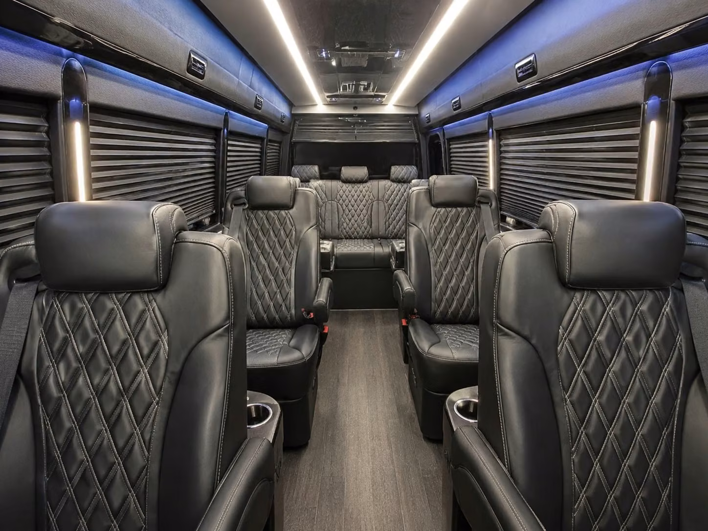 sprinter van with driver interior